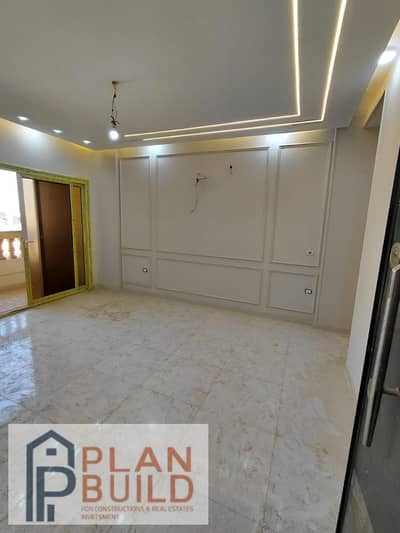 Apartment for sale in Al-Firdaws City – Investment Towers 170 meters | Fifth Floor | Elevator | Ultra Super Lux Finish | 3 Bedrooms | 2 Bathrooms | Kitchen | Two-Piece Reception