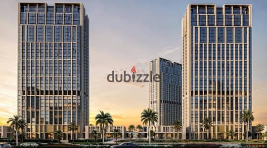 شقة متشطبة بالتكييفات بفيو مميز فى أركان بالم 205 بجانب جاليريا 40 وجامعة النيل Arkan Palm