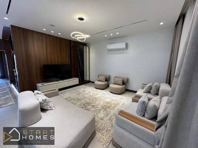 500 sq m standalone villa for rent, furnished, in Madinaty – Model D3, fully air-conditioned and with a wide garden view