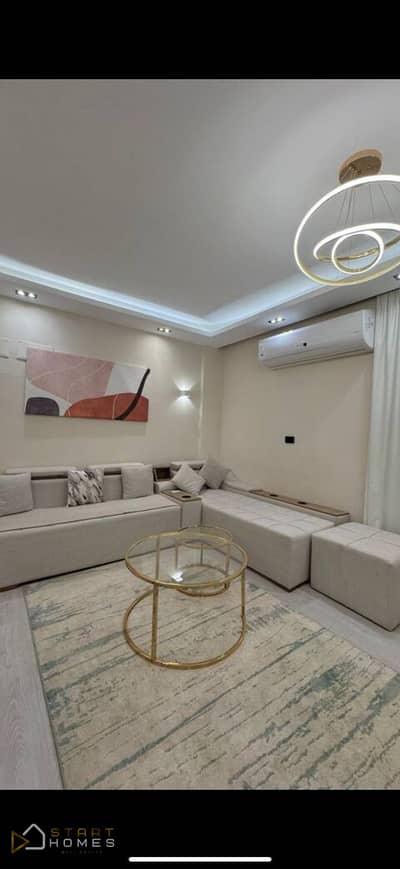 شقه 116 متر 3 غرف للإيجار مفروش في مدينتي b12 بفيو جاردن و شارع وخطوات من كرافت زون و ايست هاب مول