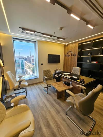 Administrative office 78m for rent in Trivium Square Mall, Al Tagamoa