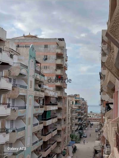 شقه في الإسكندرية شاطئ النخيل علي بعد دقيقه من البحر تشطيب التـــــــــــرا لوكس