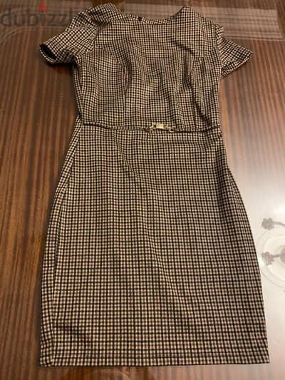 Brown dress front+back