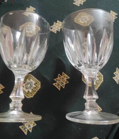 طقم كاسات كرستال ايطالي اصلي بالختم