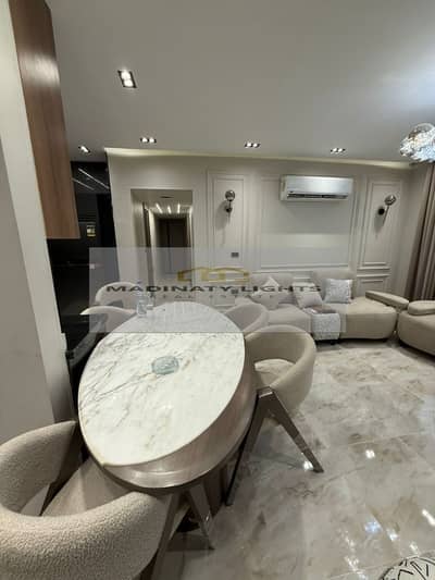 Furnished hotel apartment for rent in Madinaty B15, near services, ready for living