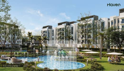 The epitome of luxury in 6th of October Gardens: Own a 100m² apartment with a water view in Haven West Compound