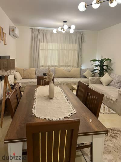 Furnished apartment, hotel residence in Madinaty b11 for rent - close to all services, Al-Husseini Market - Strip Mall