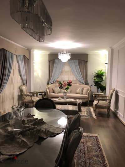 Apartment for sale super lux finishing ready to move in typical floor open view on main street steps from club and services 135 sqm in Madinaty B3