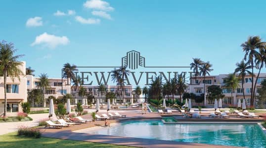 شاليه جنيور متتشطب استلام 2026 للبيع بـ هسيندا ويست بالم هيلز الساحل الشمالي