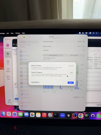 Macbook Air M2 96% Battery Health 256GB SSD 8GB RAM