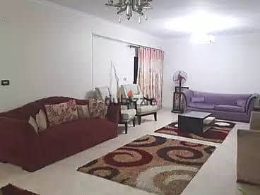 Furnished apartment for annual rent, suitable for bride or groom or company, 3 bedrooms, two-piece reception, kitchen, bathroom, first floor, all facilities available, water, electricity, and natural gas, within a secure compound with 24-hour security. There are swimming pools and a private garden, car garage in Alexandria, Al-Ajami, kilo 21.