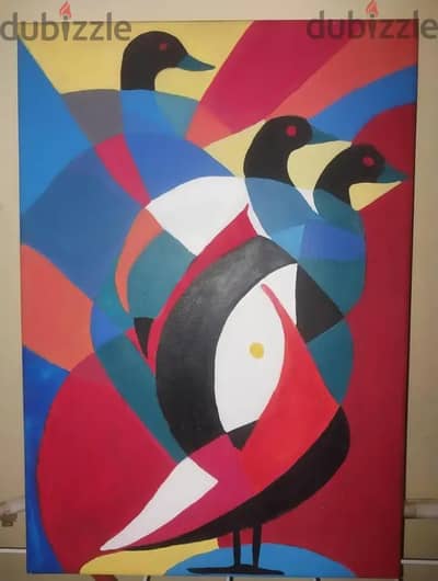abstract panting made by Rita Amhar