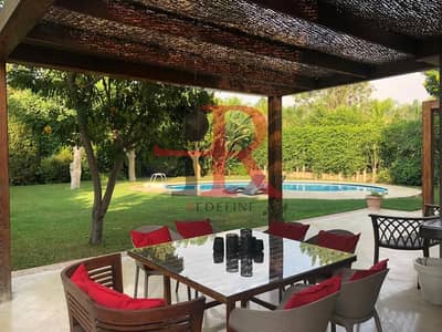 Standalone villa for rent with private pool in katameya hieghts new cairo