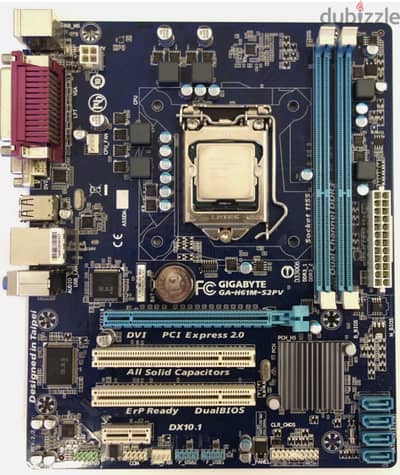 بورد h61 مع معالج i5 2400 مع رام 8 hyperx ddr3