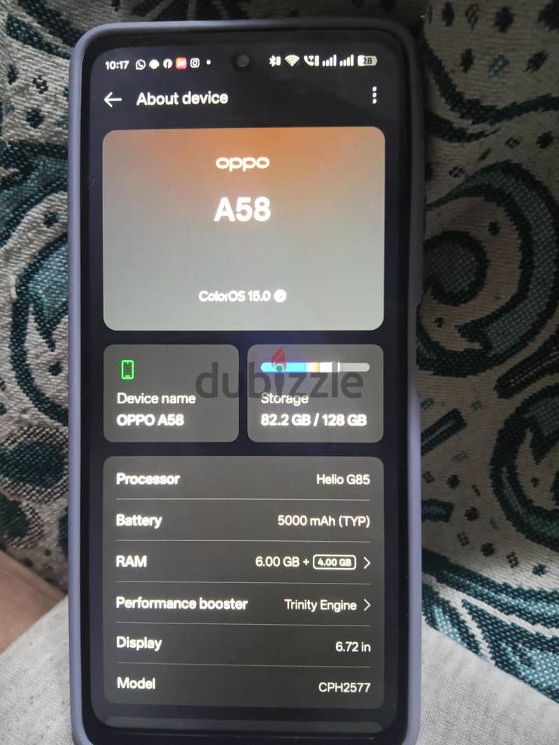OPPO A58 1