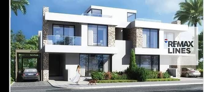 For sale in installments a villa model Q2 reservation 2022 at the price of an apartment in the city of Noor Talaat Mostafa