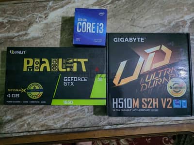 بيع باندل جيل عاشر مع كارت gtx1650
