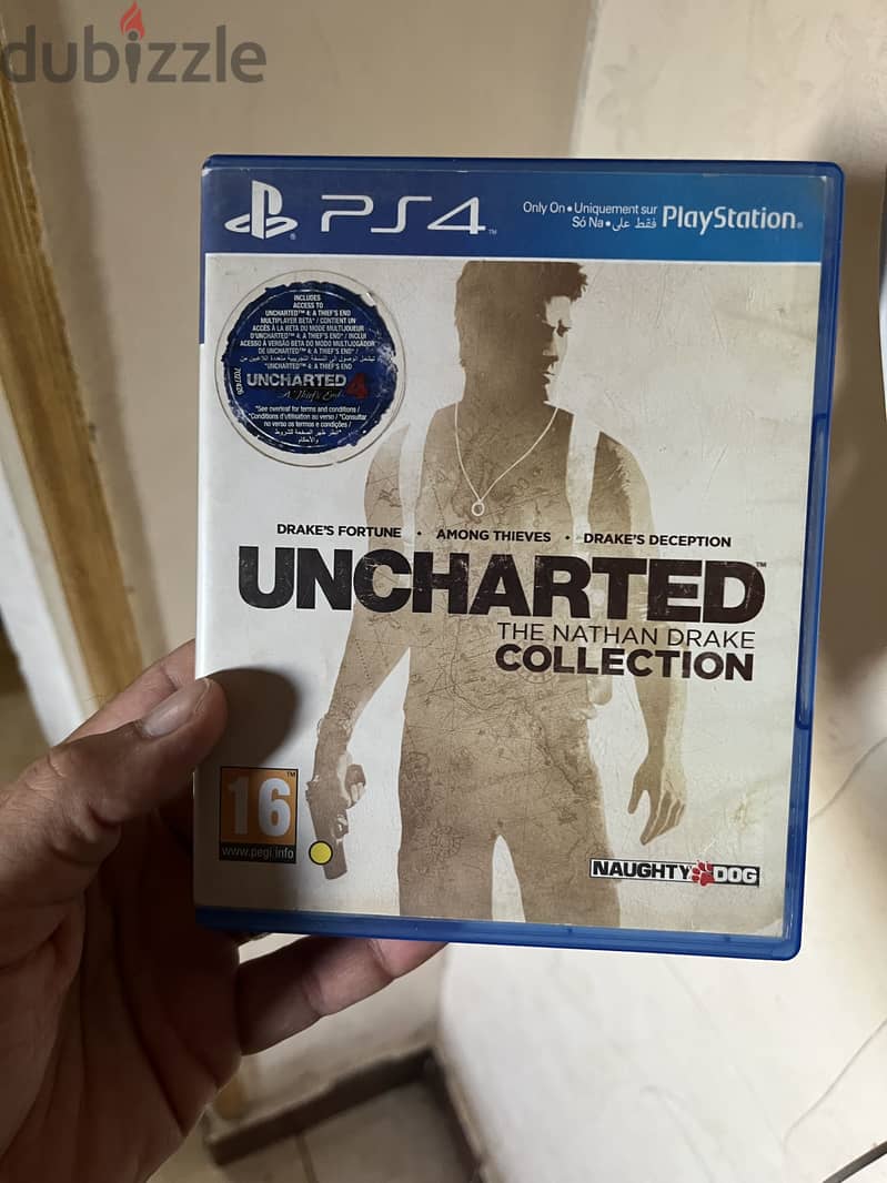 CDs red dead redemption 2 + uncharted collection 4