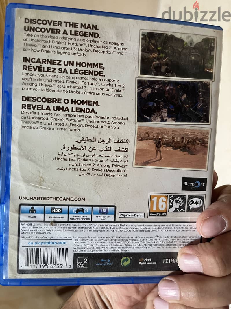 CDs red dead redemption 2 + uncharted collection 5