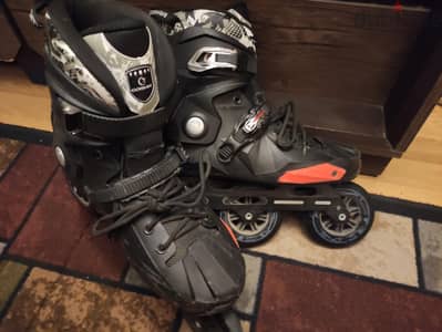 Gomaa roller skate AKTG-08 Size (38-39) Black*Red