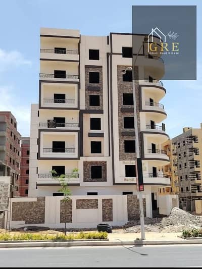 Golden opportunity to sell a 270m double face apartment, third floor, elevator, ultra super lux finishing, and a strategic location on the main road in the ninth district, 6th of October