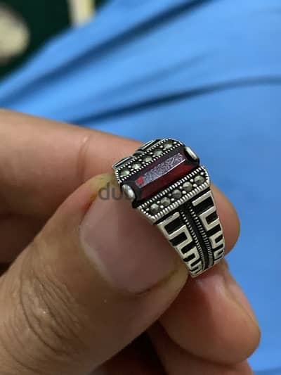 خاتم فضه 925