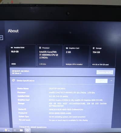 لاب توب استعمال نضيف للبيع