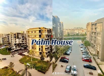 Apartment for sale in Compound Jannah Zayed 1, personal finishing, view of villas in Compound Dunes