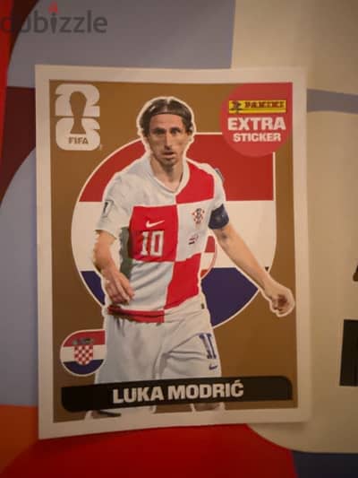 Modric bronze extra sticker Panini Fifa world cup 2026
