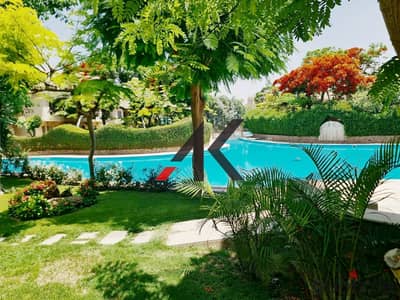 Furnished Villa L1000m. For Sale in River walk - New Cairo