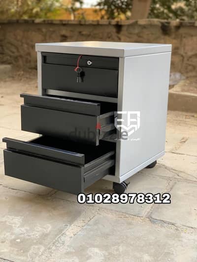 وحدة ادراج صاج 3 درج
