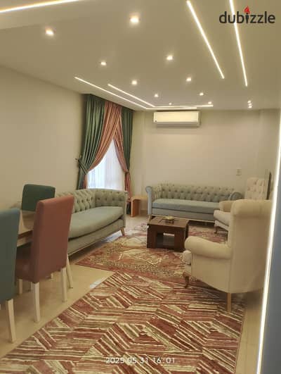Furnished apartment for rent in Madinaty B1