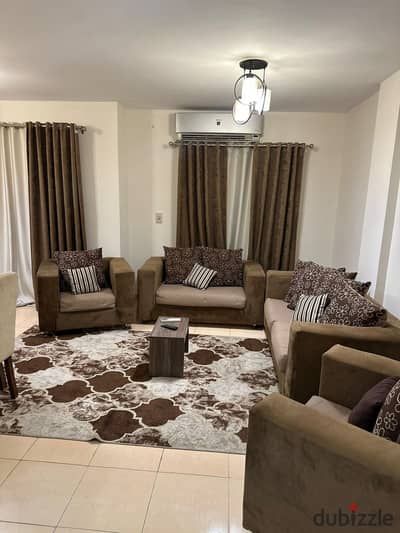 Furnished apartment for rent in Madinaty B6