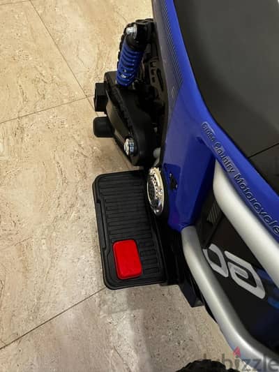 12V Blue Kids Electric Motocross / Dirt Bike,