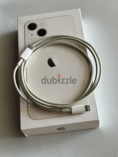 كابل Apple USB-C to Lightning اصلي خلع من علبة iPhone 13