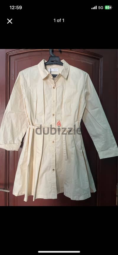 Zara Off White Dress