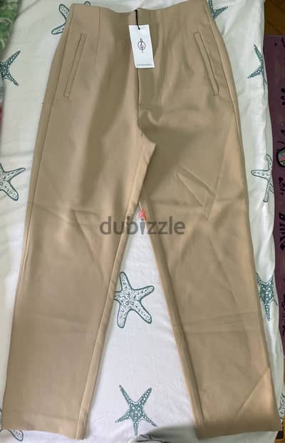 Stradivarius Beige Formal Pants
