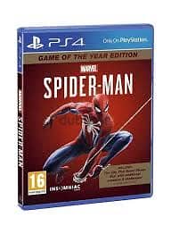 Spider-Man Game CD  سي دي سبايدر مان ps4