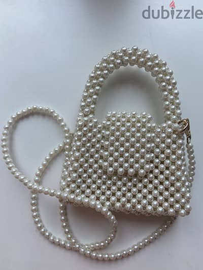 Handmade Pearl Bag – Excellent Condition
