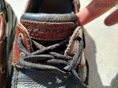 Sperry shoes size 9 جزمة سبيري مقاس ٤١-٤٢ جلد طبيعي