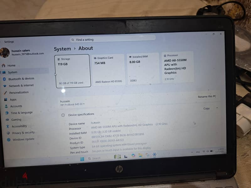 hp probook 645 g1 3