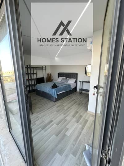 Fully Furnished Ultra Super Lux Studio with Roof for Rent in Eastown Sodic – New Cairo