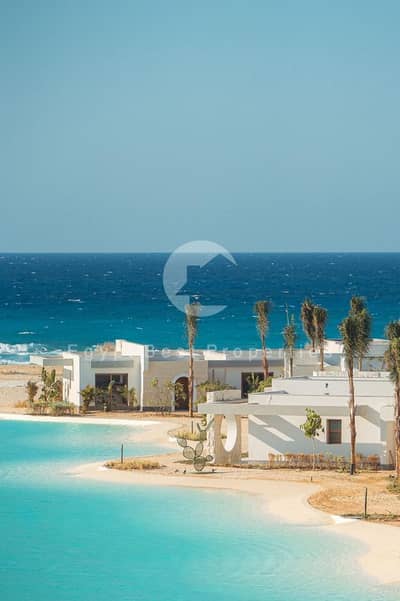 للبيع شاليه متشطب بزا ميد برأس الحكمة بمقدم 5% فقط