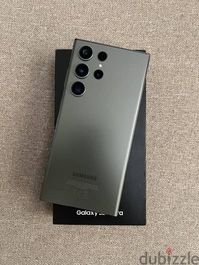 S23 Ultra Dual Sim 256GB 12GB Ram Green كسر زيرو بالعلبة كالجديد