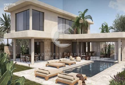 sea view standalone villa for sale on Ramla north coast with 5% dp