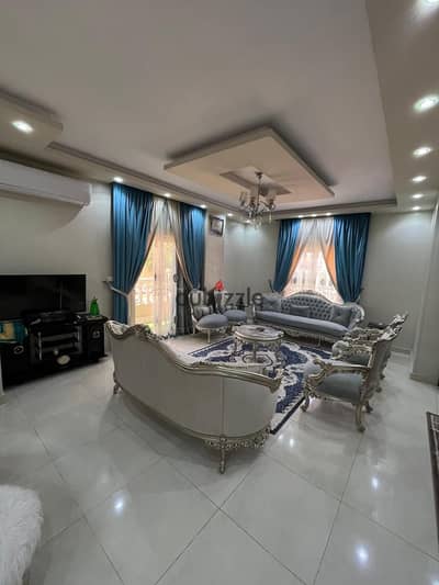 *Apartment 270m First Floor 3 Master Bedrooms with Bathroom in Front of Al Patio Terrace Mall Royal House El Shorouk Prime Location Quiet with All Ser