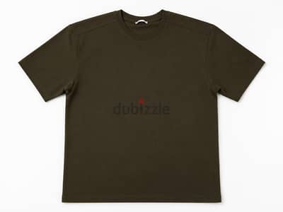 تيشرت اوفر سايز Dark olive , Basic