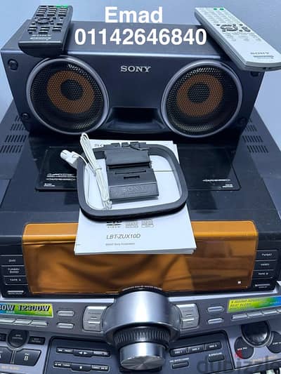 Sony MHC-ZUX10D . وارد من الخارج كسر زيرو  (الأسطورة التي تبحث !)