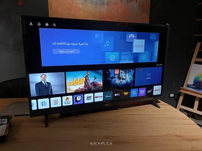 شاشة LG 43 smart 4K magic remote