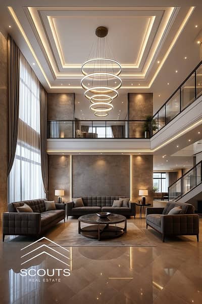استلم فورى توين هاوس Fully Finished Ultra Super Lux بإطلاله بانوراميه على Crystal Lagoon تاج سيتى Taj City القاهرة الجديدة بقرب Sarai و تاج سلطان